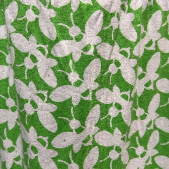 Lilly Pulitzer Buzz Maxi Dress XL Buzz Worthy Midori Strapless Green White Bee - Picture 6 of 9